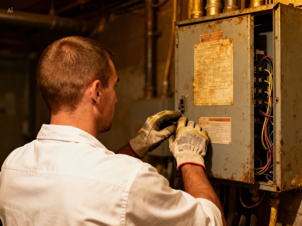 rénovation électrique aubusson