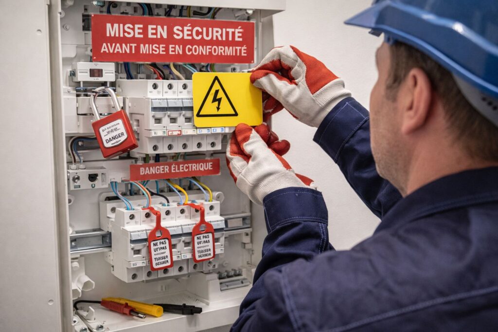 Mise en sécurité électricien Aubusson