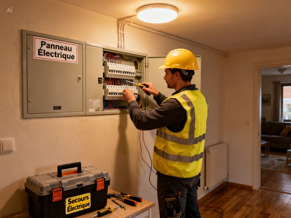 dépannage électricien aubusson