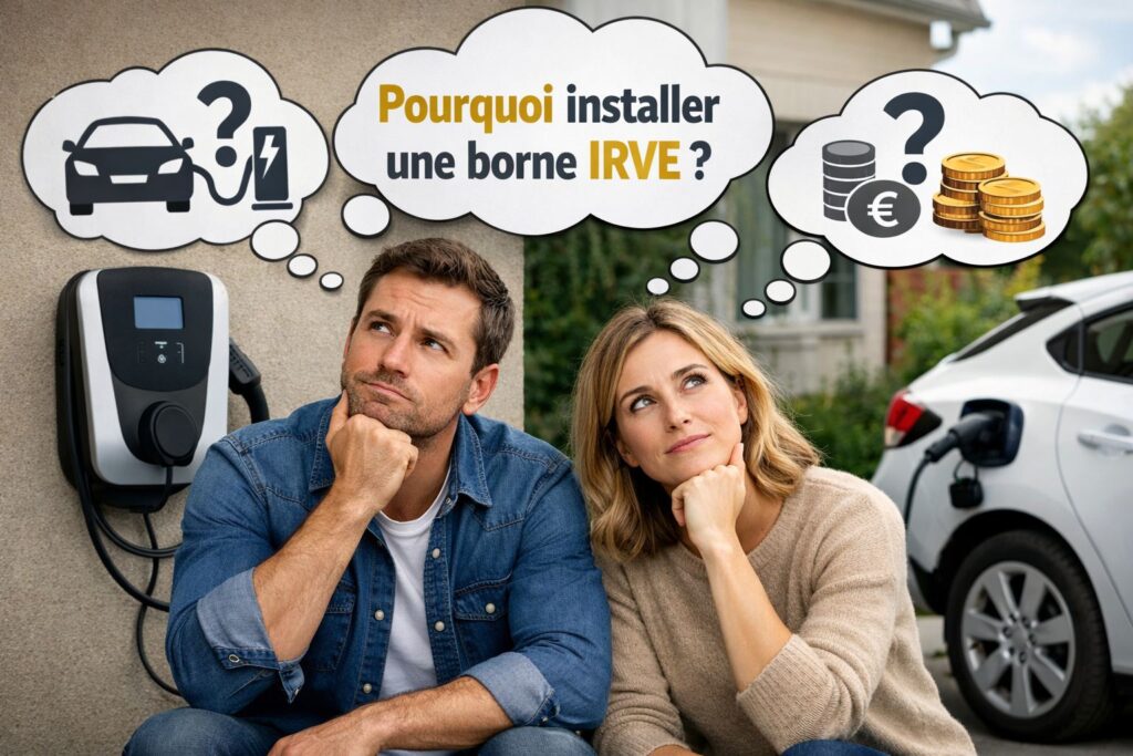 borne de recharge irve électricien aubusson